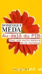 Au-delà du PIB